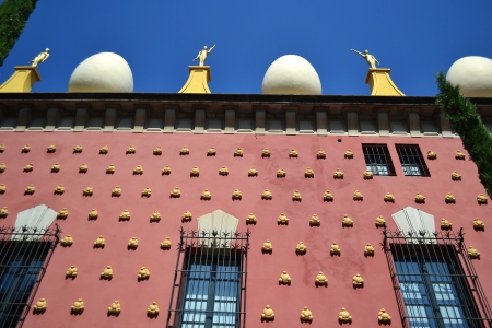 Figueras, Spain - June 24, 2013: Salvador Dali museum in the center of the Catalan town of Figueres, Spain.のeditorial素材
