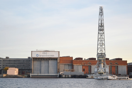 St.Petersburg, Russia - October 12, 2013: Admiralty Shipyardsのeditorial素材