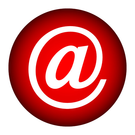 Email icon on white backgroundのイラスト素材