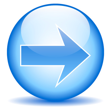 Arrow sign button on white backgroundのイラスト素材