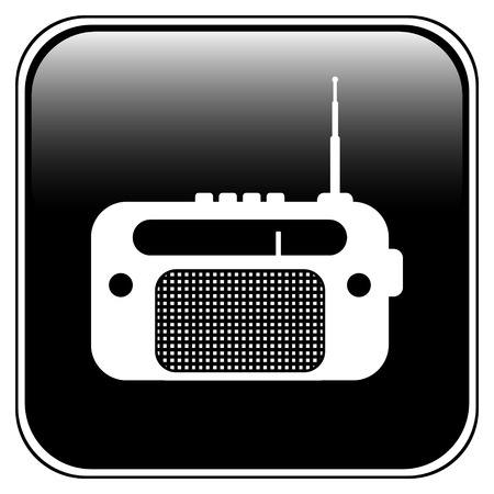 Radio button on white background.のイラスト素材