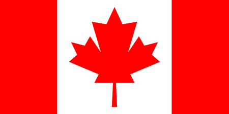 Flag of Canada. Vector illustration.のイラスト素材