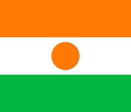 Flag of Niger. Vector illustration.のイラスト素材