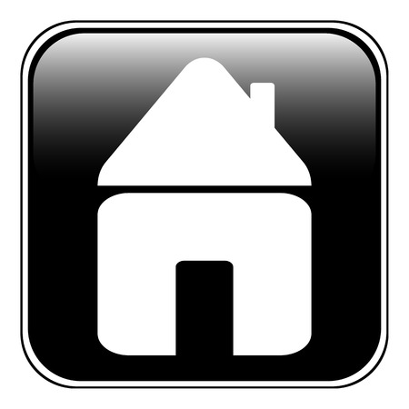 Home button on white background. Vector illustration.のイラスト素材
