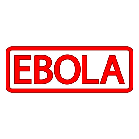 Ebola stamp on white backgroundのイラスト素材