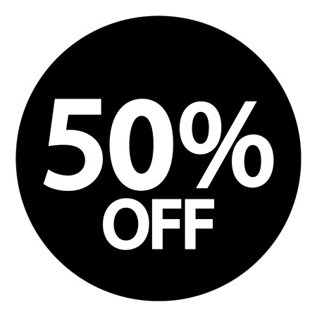 Sale sticker on white background. Vector illustration.のイラスト素材