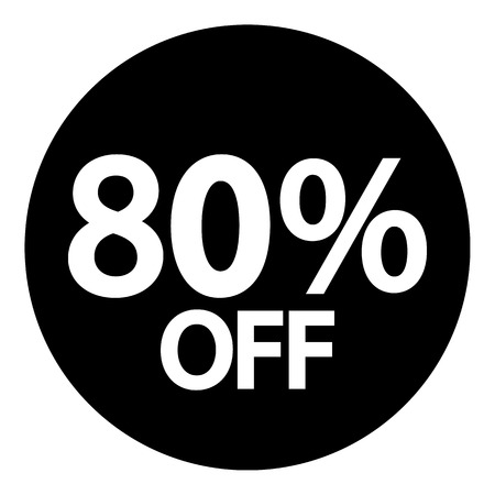 Sale sticker on white background. Vector illustration.のイラスト素材