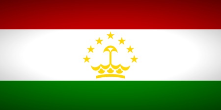 Flag of Tajikistan. Vector illustration.のイラスト素材