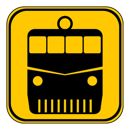 Locomotive button on white background. Vector illustration.のイラスト素材
