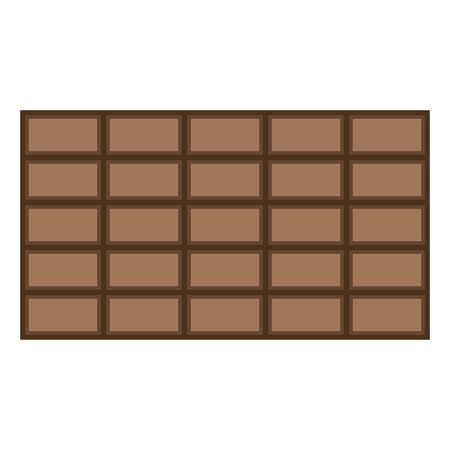 Chocolate icon on white background - vector illustration.のイラスト素材