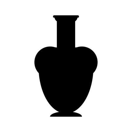 Ancient vase on white background. Vector illustration.のイラスト素材