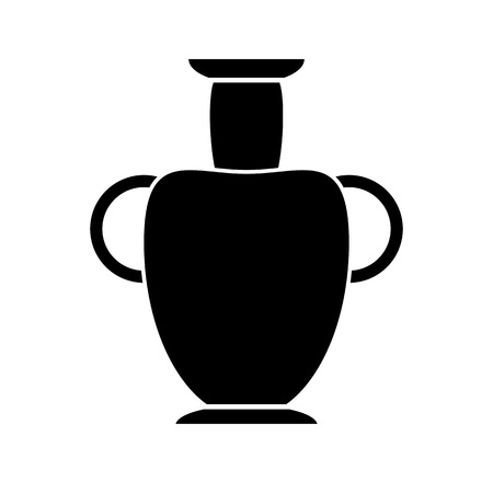 Ancient vase on white background. Vector illustration.のイラスト素材