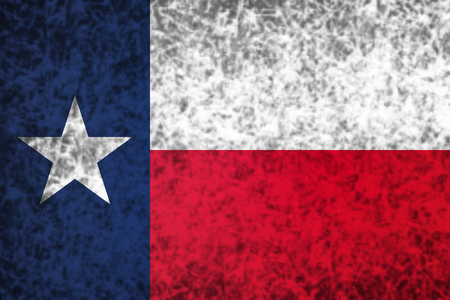 Flag of Texas in grunge style.の写真素材