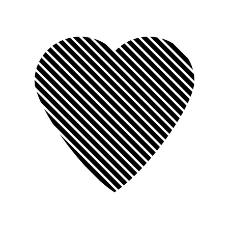 Love sign sign isolated on white background. Vector illustration.のイラスト素材