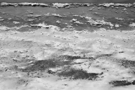 Ice winter background black and white.の写真素材