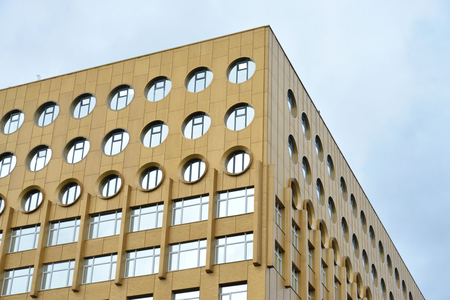 ST.PETERSBURG, RUSSIA - 8 JULE 2016: Modern building business center on the outskirts of St. Petersburg.のeditorial素材