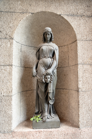 ST.PETERSBURG, RUSSIA - 3 JULE 2016: Statue in Marble Palace. The Marble Palace is a palace in the historical center of St. Petersburg. Since 1992 - a branch of the Russian Museum.のeditorial素材