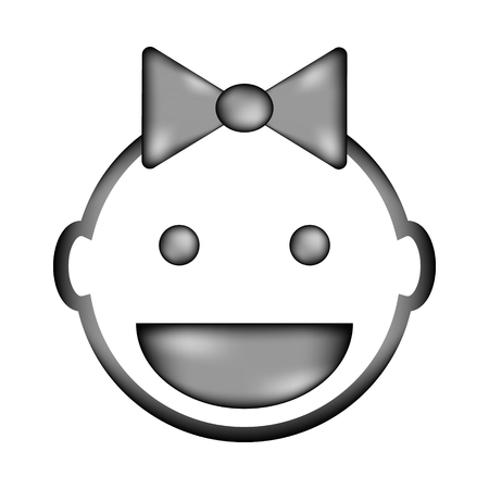 Baby icon sign on white background. Vector illustration.のイラスト素材