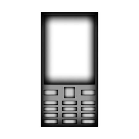 Phone sign icon on white background. Vector illustration.のイラスト素材