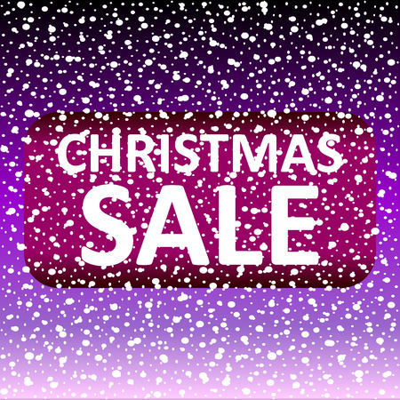 Christmas sale background. Promotional online sale event. Vector illustration.のイラスト素材