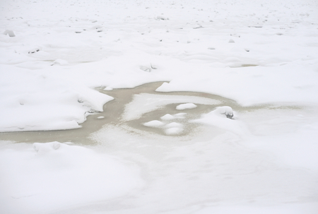 Ice and snow, it can be used as background.