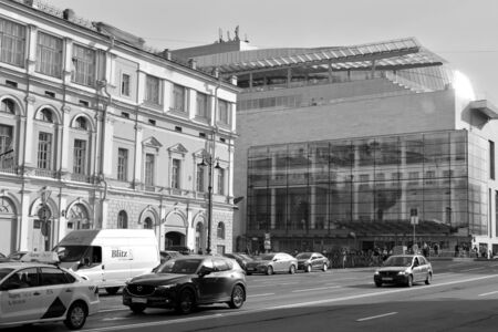 ST.PETERSBURG, RUSSIA - 8 JUNE 2019: New building of the second stage of the Mariinsky theatre....