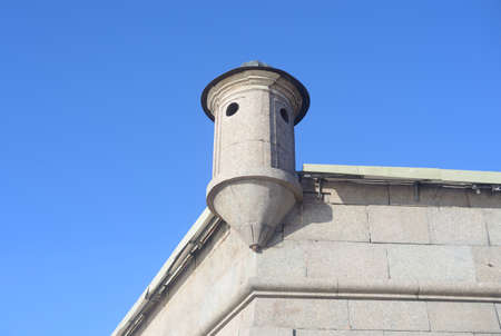 Bastion of Peter and Paul Fortress at sunny spring day in St.Petersburg, Russia.