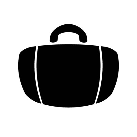 Portfolio symbol icon on white background. Illustration.の写真素材