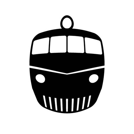 Locomotive symbol icon on white background. Illustration.の写真素材