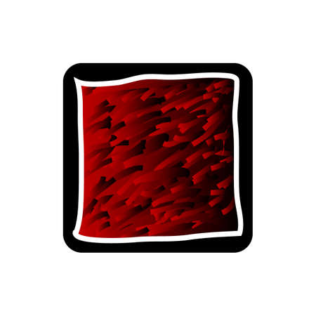 Abstract icon on white background. Vector illustration.のイラスト素材