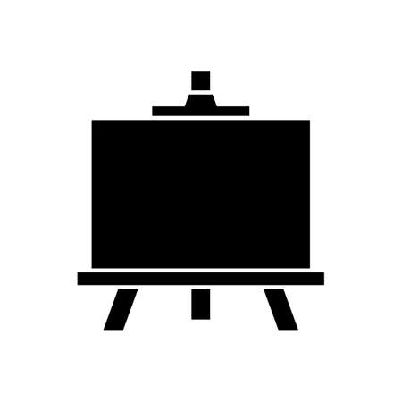 Easel icon on white background. Vector illustration.のイラスト素材