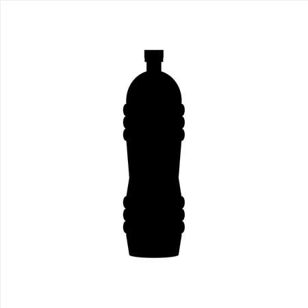 Vegetable oil bottle icon on white background.のイラスト素材