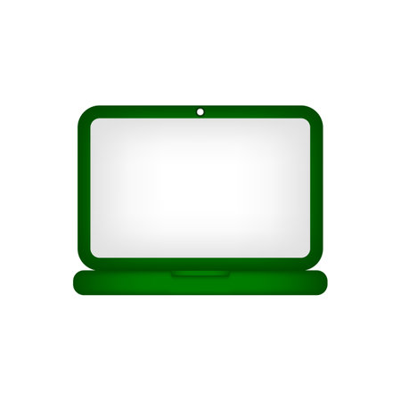 <p>Vector laptop icon on white background. vector illustration.</p>のイラスト素材