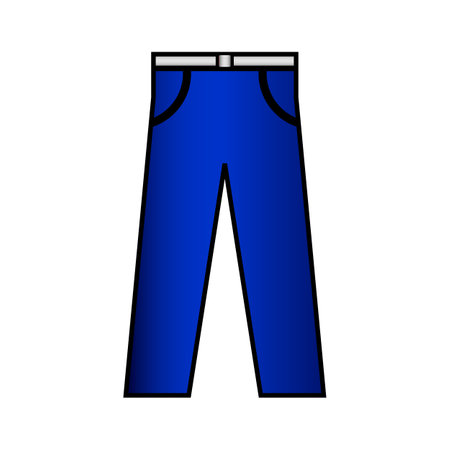 Pants icon on white background. vector illustration.のイラスト素材