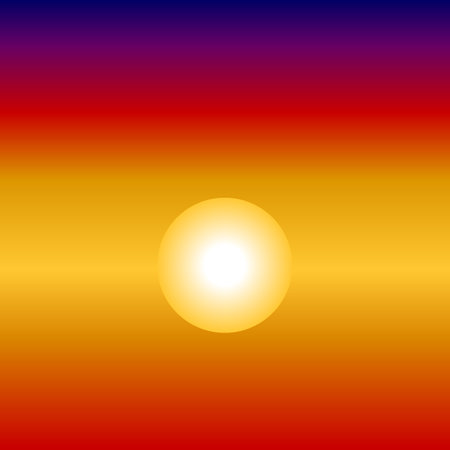 Sunset sky in the evening. vector illustration.のイラスト素材