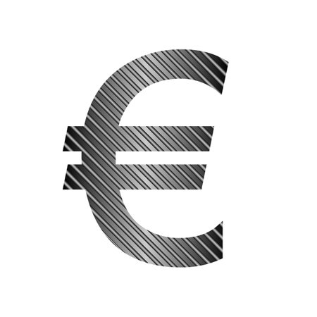 Euro icon on white background. vector illustration.のイラスト素材