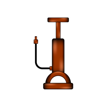 Air pump icon on white background. Vector illustration.のイラスト素材