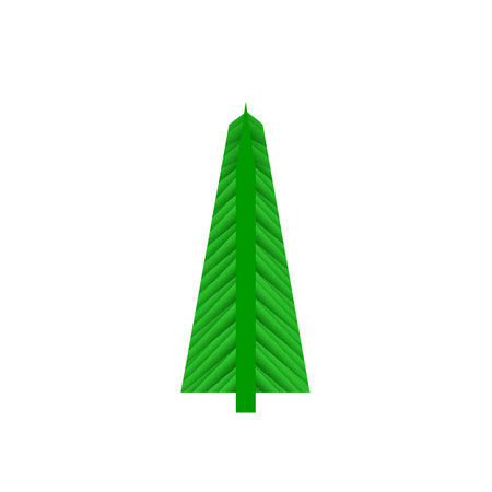 Fir icon on white background. Vector illustration.のイラスト素材