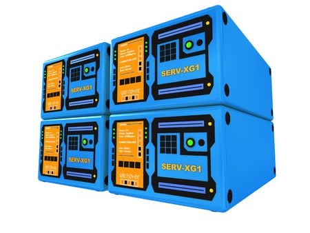 Blue 3d servers #4
