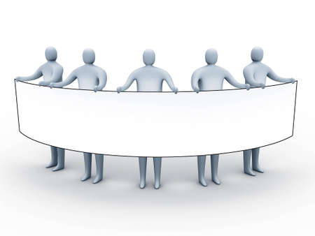 Sign Holders #4の写真素材