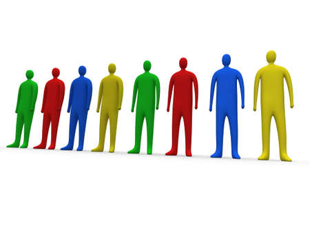 Multicolor people #1
