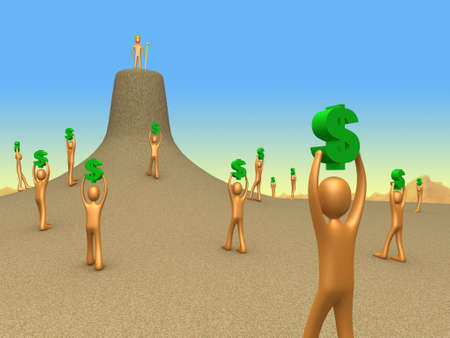 Business - Ant Nest - Dollarの写真素材