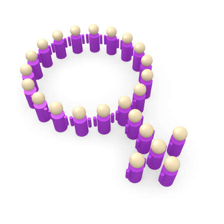 Female Symbolの写真素材