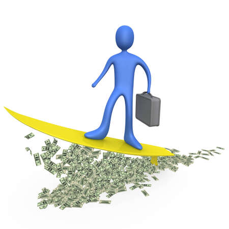 Money Surfingの写真素材