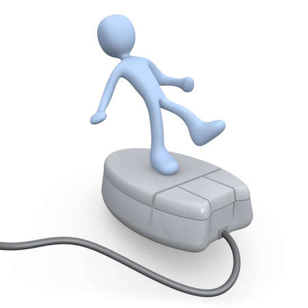 On a mouseの写真素材