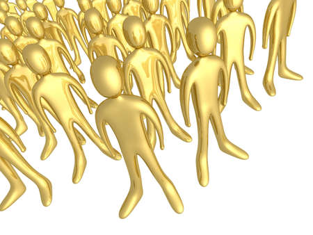 Toon Crowdの写真素材