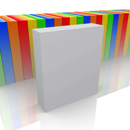 Empty Product Boxの写真素材