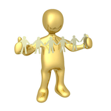 Paper Peopleの写真素材