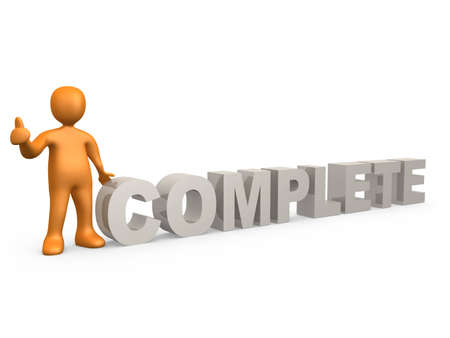  generated 3d image - Complete .の写真素材