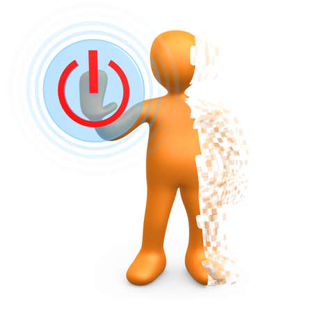 Power Offの写真素材